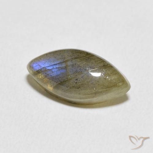 Labradorita Multicolorido Natural 3.69ct, Marquesa, Translúcido