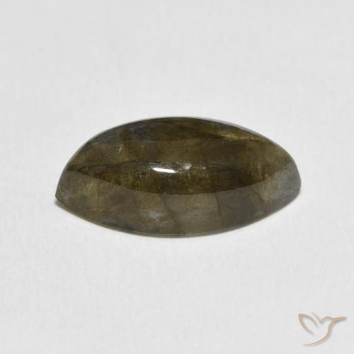 Labradorita Multicolorido Natural 5.28ct, Marquesa, Translúcido