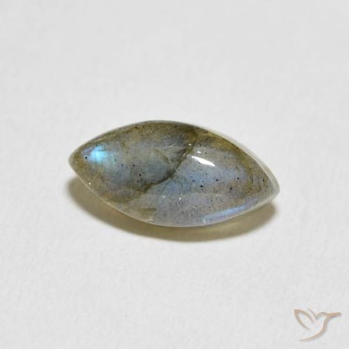 Labradorita Multicolorido Natural 3.95ct, Marquesa, Translúcido