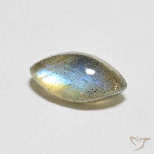 Labradorita Multicolorido Natural 2.45ct, Marquesa, Translúcido