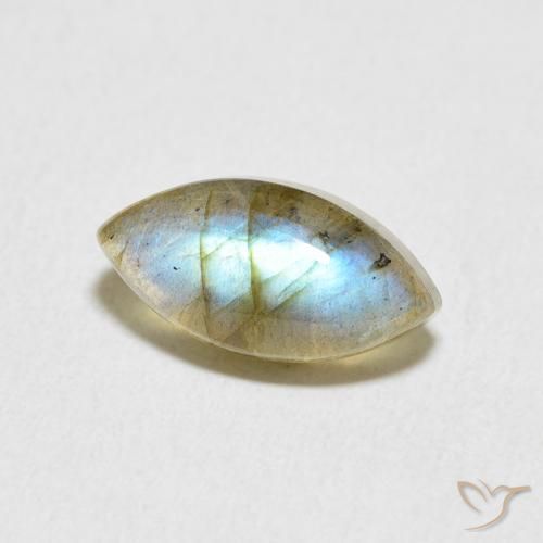 Labradorita Multicolorido Natural 2.62ct, Marquesa, Translúcido