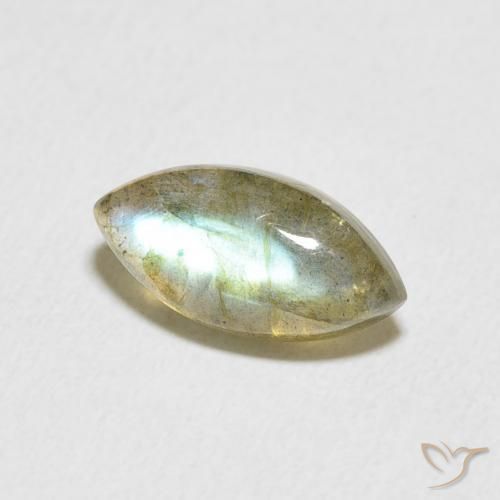 Labradorita Multicolorido Natural 2.54ct, Marquesa, Translúcido