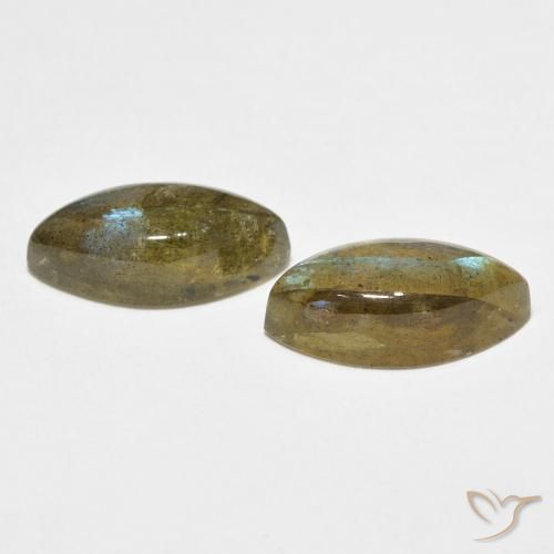 Pedras preciosas de Labradorita Multicolorido natural de 7.06 ct, Marquesa, Translúcido