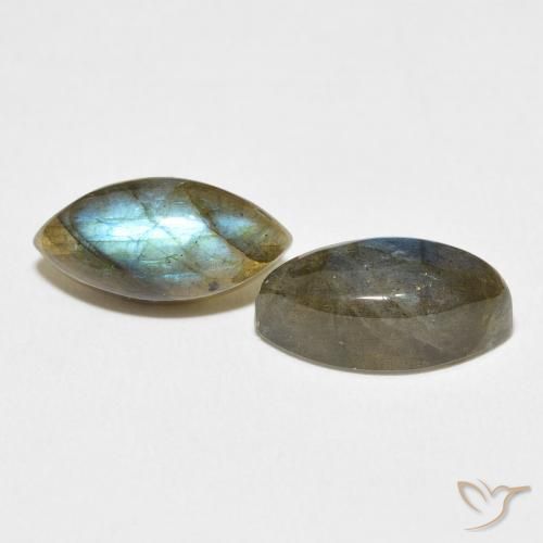 Pedras preciosas de Labradorita Multicolorido natural de 7.74 ct, Marquesa, Translúcido