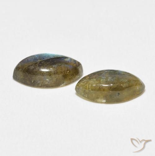 Pedras preciosas de Labradorita Multicolorido natural de 2.56 ct, Marquesa, Translúcido