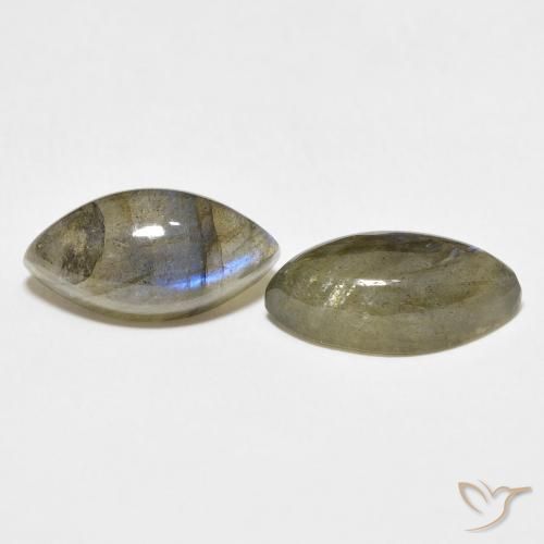 Pedras preciosas de Labradorita Multicolorido natural de 10.46 ct, Marquesa, Translúcido