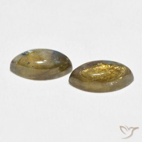 Pedras preciosas de Labradorita Multicolorido natural de 4.84 ct, Marquesa, Translúcido