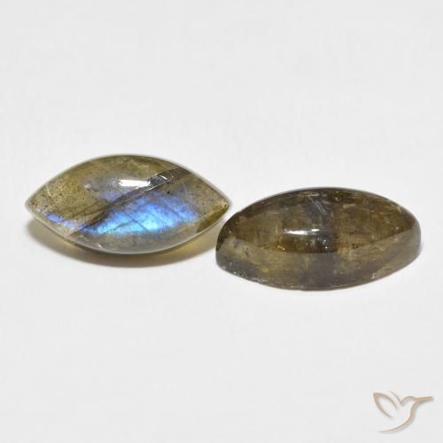Pedras preciosas de Labradorita Multicolorido natural de 10.48 ct, Marquesa, Translúcido