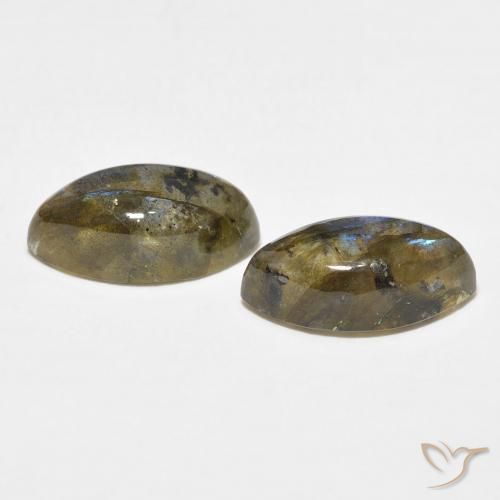 Pedras preciosas de Labradorita Multicolorido natural de 7.74 ct, Marquesa, Translúcido