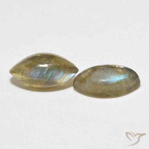 Pedras preciosas de Labradorita Multicolorido natural de 7.22 ct, Marquesa, Translúcido