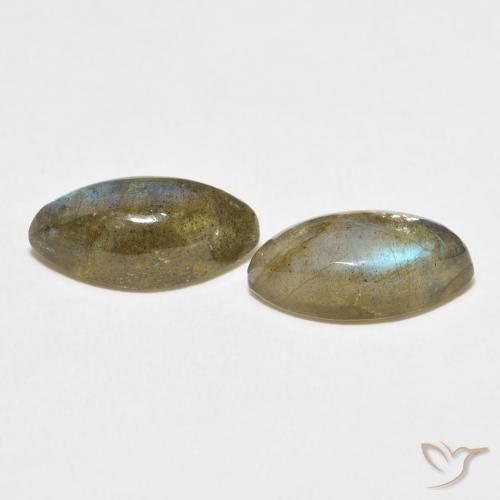 Pedras preciosas de Labradorita Multicolorido natural de 7.22 ct, Marquesa, Translúcido