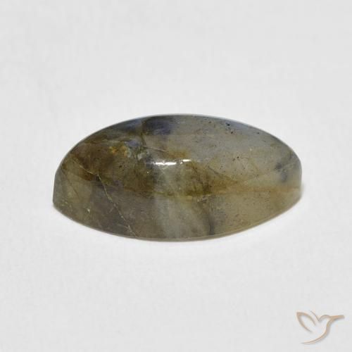 Labradorita Multicolorido Natural 5.48ct, Marquesa, Translúcido