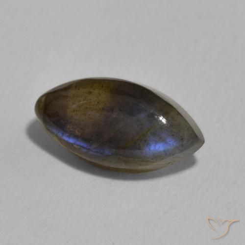 Labradorita Multicolorido Natural 2.25ct, Marquesa, Translúcido
