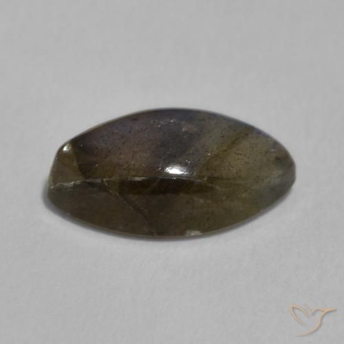 Labradorita Multicolorido Natural 2.25ct, Marquesa, Translúcido