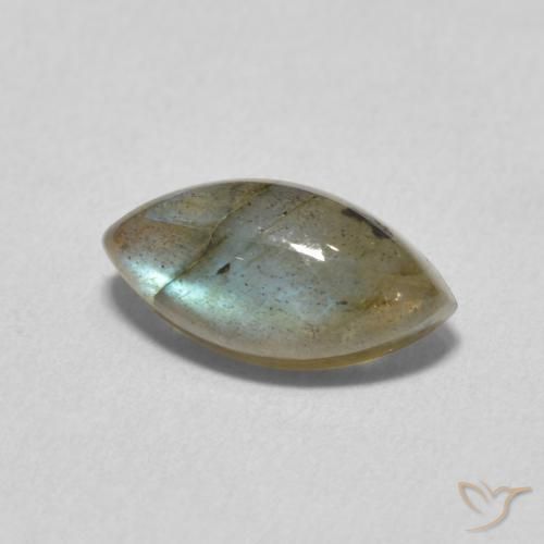 Labradorita Multicolorido Natural 2.71ct, Marquesa, Translúcido