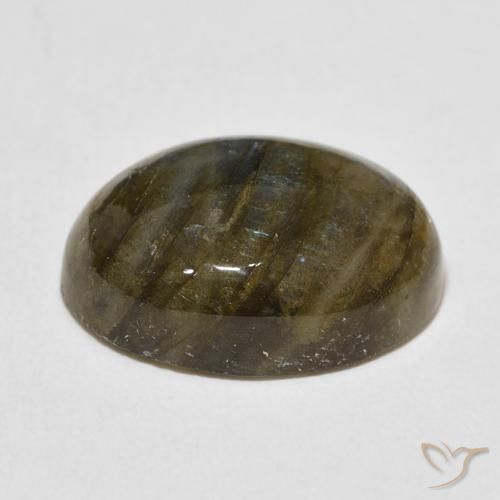 Labradorita Multicolorido Natural 12.94ct, oval, Translúcido