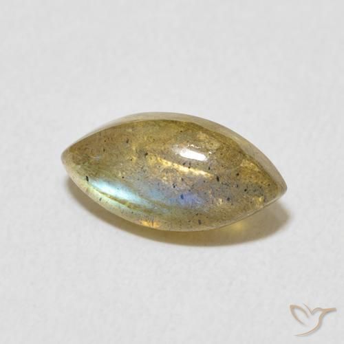 Labradorita Multicolorido Natural 2.23ct, Marquesa, Translúcido