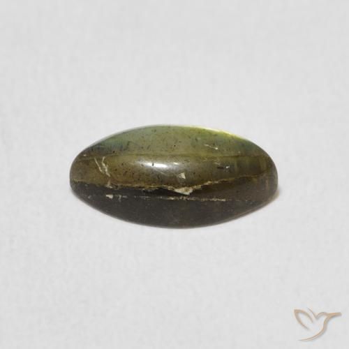 Labradorita Multicolorido Natural 1.41ct, Marquesa, Translúcido