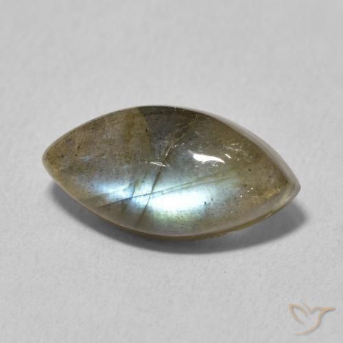 Labradorita Multicolorido Natural 5.19ct, Marquesa, Translúcido