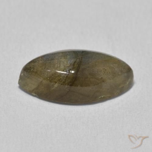 Labradorita Multicolorido Natural 5.19ct, Marquesa, Translúcido