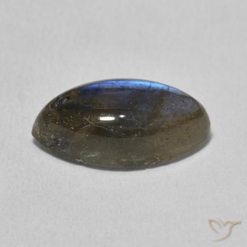 Labradorita Multicolorido Natural 5.25ct, Marquesa, Translúcido