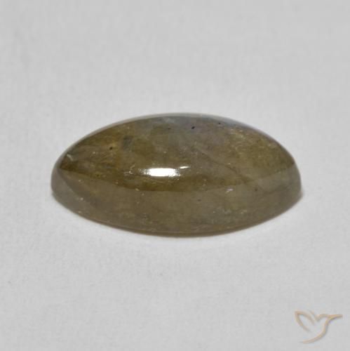 Labradorita Multicolorido Natural 5.13ct, Marquesa, Translúcido