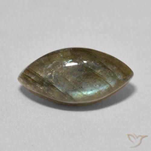 Labradorita Multicolorido Natural 5.31ct, Marquesa, Translúcido