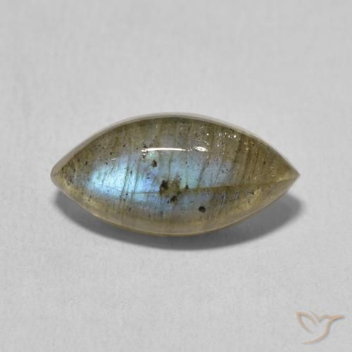 3.61ct Natural Multicolorido Labradorita, Marquesa, Translúcido