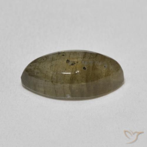 Labradorita Multicolorido Natural 3.61ct, Marquesa, Translúcido