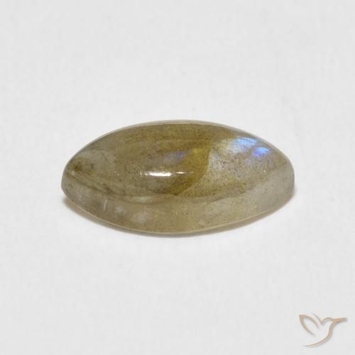 Labradorita Multicolorido Natural 2.37ct, Marquesa, Translúcido