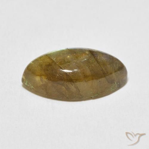 Labradorita Multicolorido Natural 5.61ct, Marquesa, Translúcido