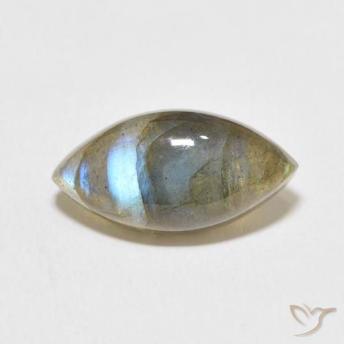 5.27ct Natural Multicolorido Labradorita, Marquesa, Translúcido