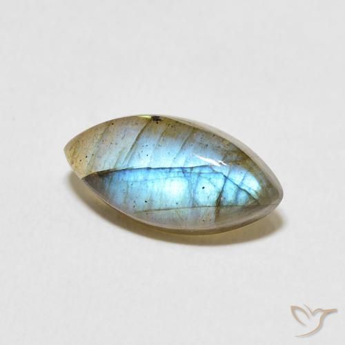 Labradorita Multicolorido Natural 3.58ct, Marquesa, Translúcido