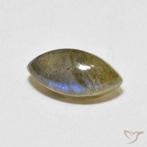 Labradorita Multicolorido Natural 3.96ct, Marquesa, Translúcido