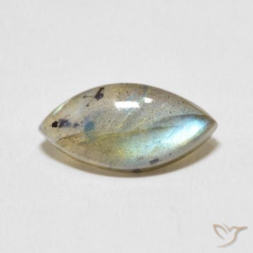 4.56ct Natural Multicolorido Labradorita, Marquesa, Translúcido