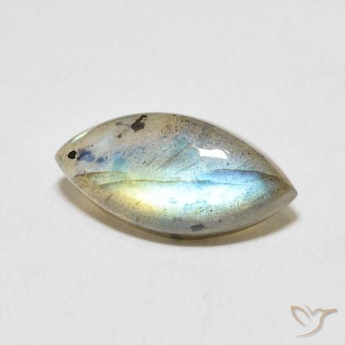 Labradorita Multicolorido Natural 4.56ct, Marquesa, Translúcido
