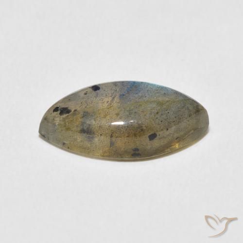 Labradorita Multicolorido Natural 4.56ct, Marquesa, Translúcido