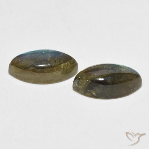 Pedras preciosas de Labradorita Multicolorido natural de 5.12 ct, Marquesa, Translúcido