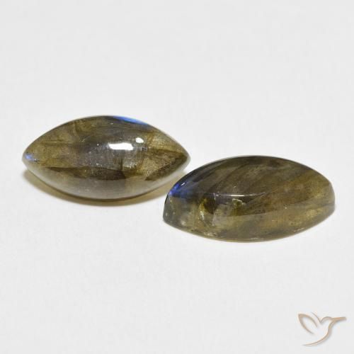 Pedras preciosas de Labradorita Multicolorido natural de 10.73 ct, Marquesa, Translúcido