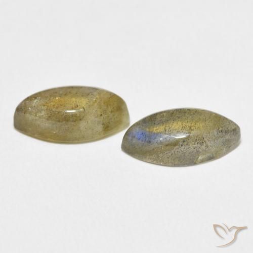Pedras preciosas de Labradorita Multicolorido natural de 4.76 ct, Marquesa, Translúcido