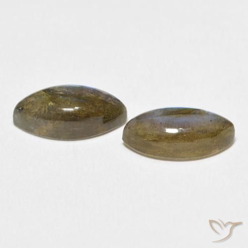 Pedras preciosas de Labradorita Multicolorido natural de 4.91 ct, Marquesa, Translúcido