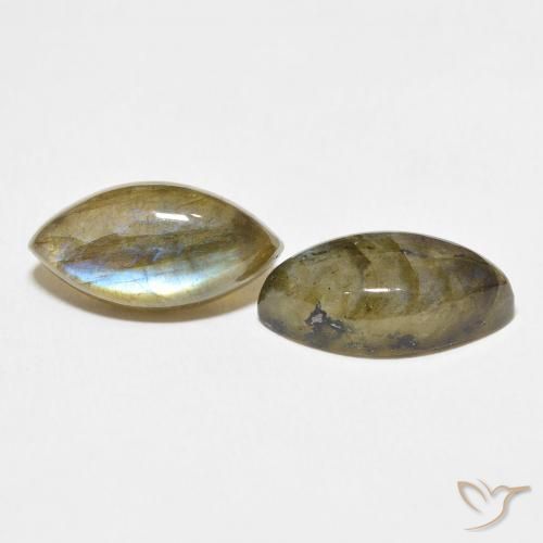 Pedras preciosas de Labradorita Multicolorido natural de 10.36 ct, Marquesa, Translúcido