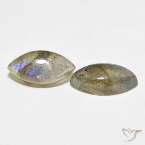 Pedras preciosas de Labradorita Multicolorido natural de 10.02 ct, Marquesa, Translúcido