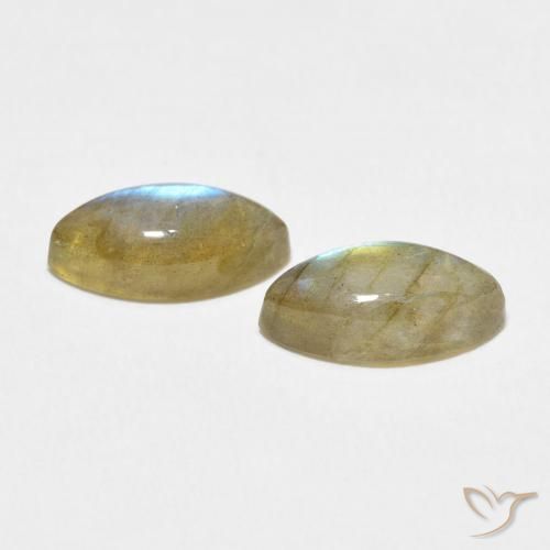 Pedras preciosas de Labradorita Multicolorido natural de 4.51 ct, Marquesa, Translúcido