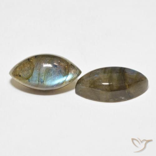 Pedras preciosas de Labradorita Multicolorido natural de 10.37 ct, Marquesa, Translúcido