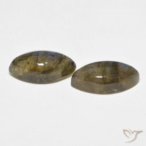 Pedras preciosas de Labradorita Multicolorido natural de 10.37 ct, Marquesa, Translúcido