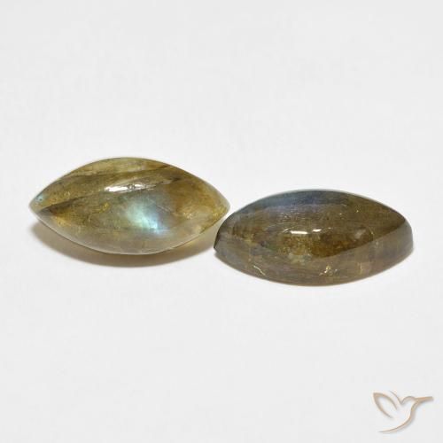 Pedras preciosas de Labradorita Multicolorido natural de 10.36 ct, Marquesa, Translúcido