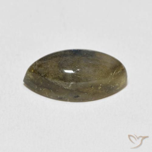 Labradorita Multicolorido Natural 5.45ct, Marquesa, Translúcido