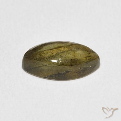 Labradorita Multicolorido Natural 1.32ct, Marquesa, Translúcido
