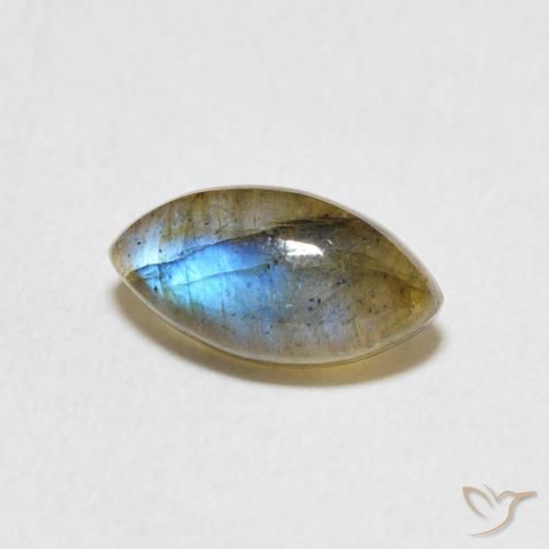 Labradorita Multicolorido Natural 1.46ct, Marquesa, Translúcido